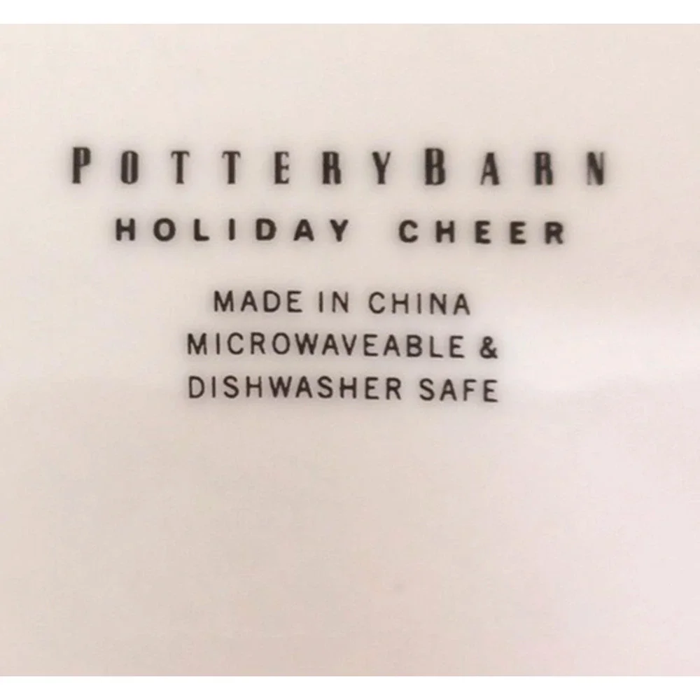 Pottery Barn Let It Snow Christmas Holiday Cheer 8